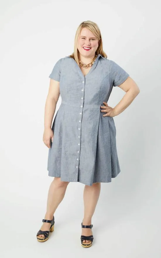 Lennox Shirtdress Pattern by Cashmerette