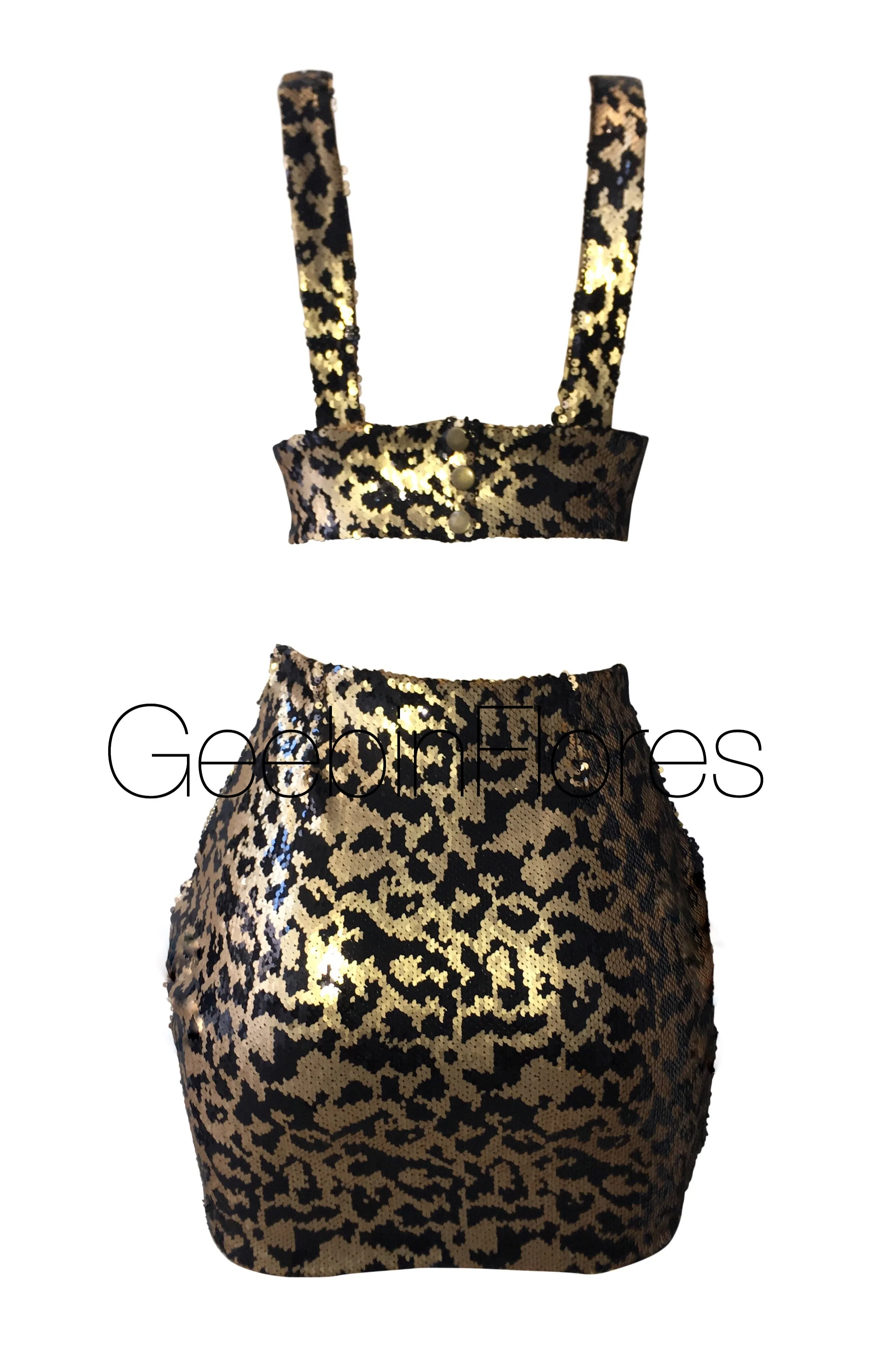 Leopard Sequin Glory Set