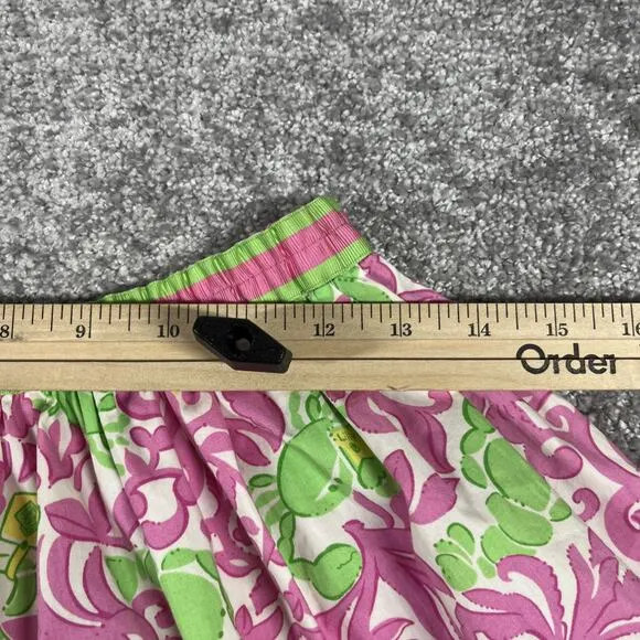Lilly Pulitzer Skirt Womens Size 10 Pleated Dahlia Poplin Preppy Pink NWT