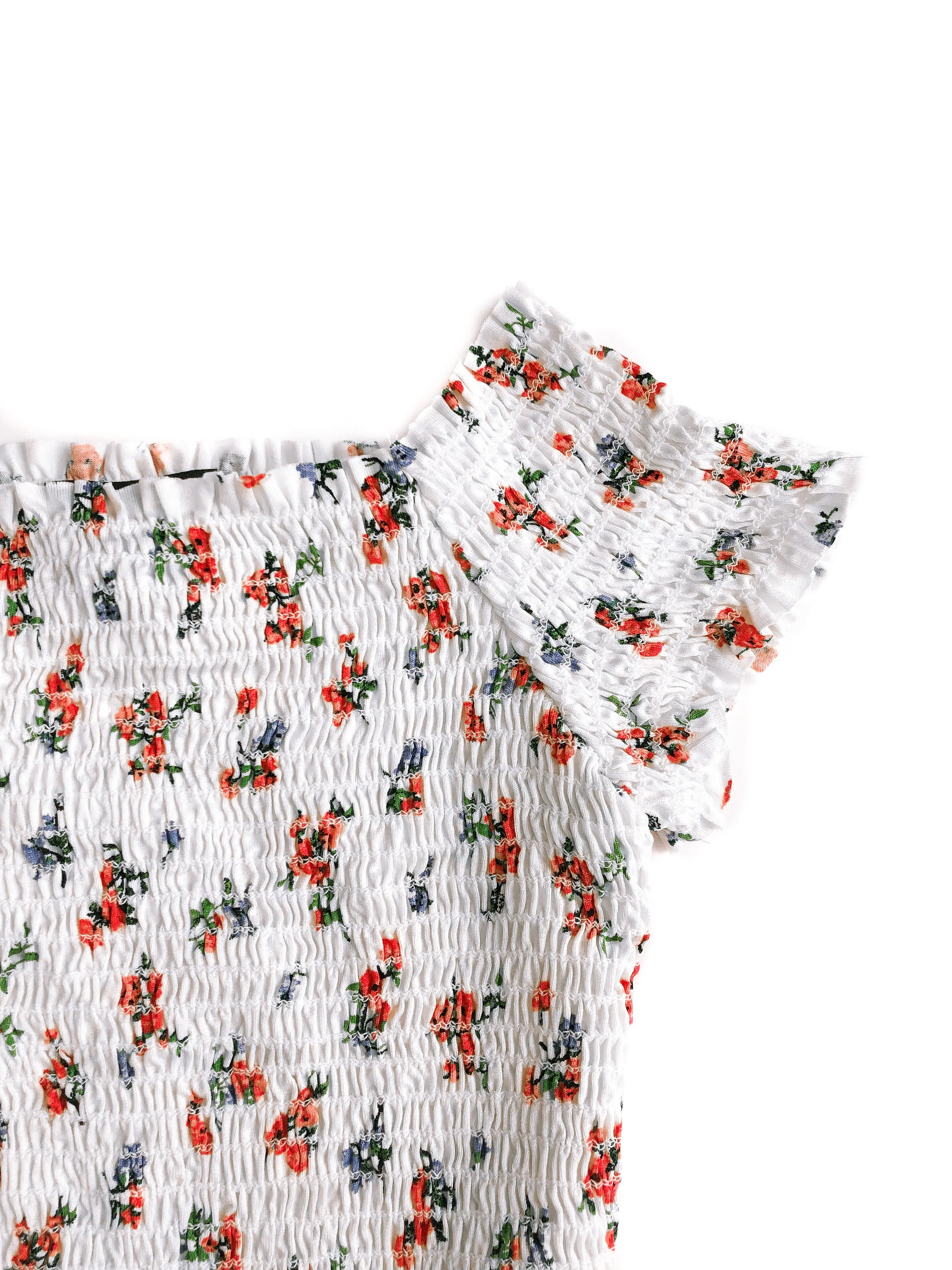 Lily Off-Shoulder Crop Top - White