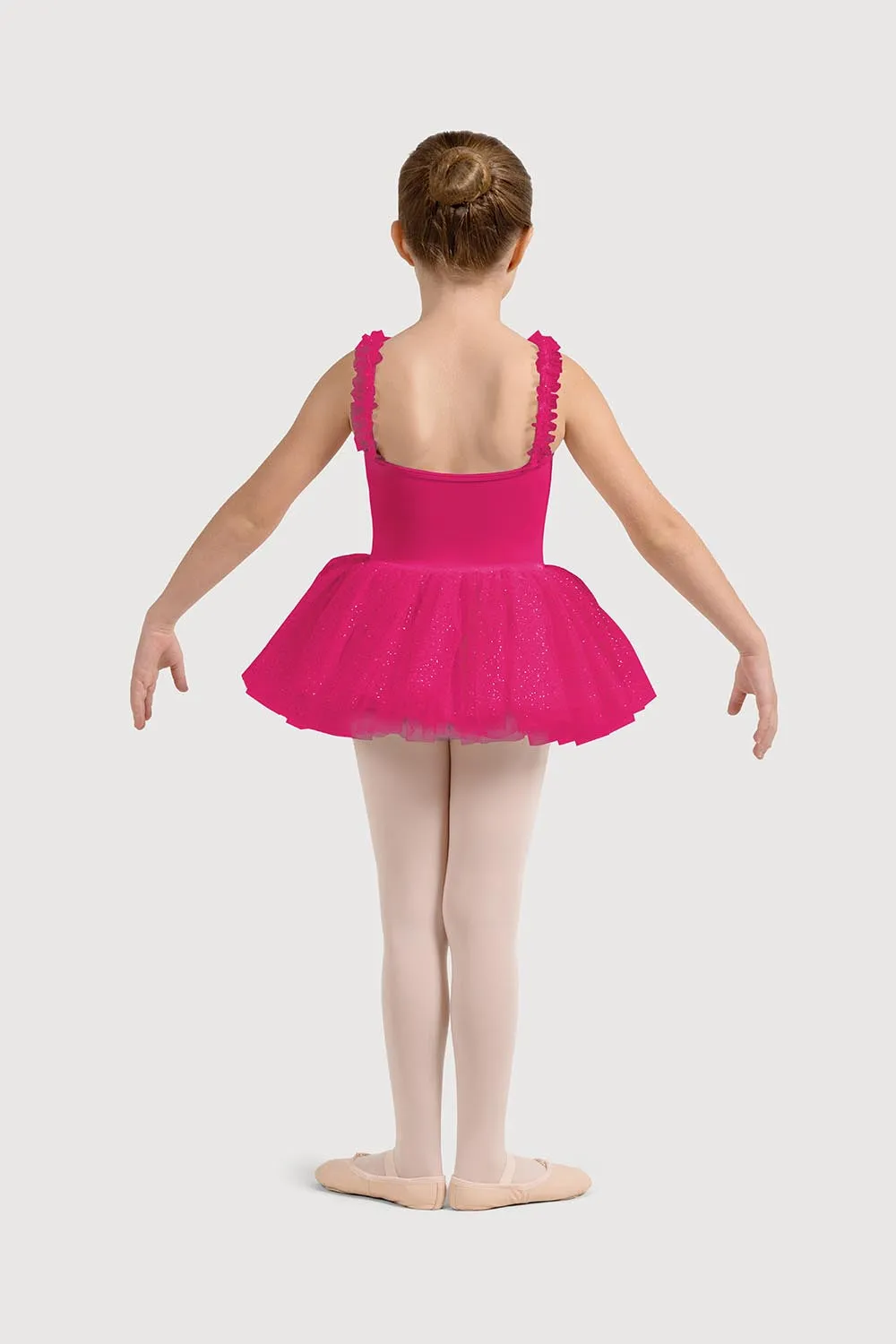 LM51244G - Mirella Miami Frill Strap Girls Tutu Dress