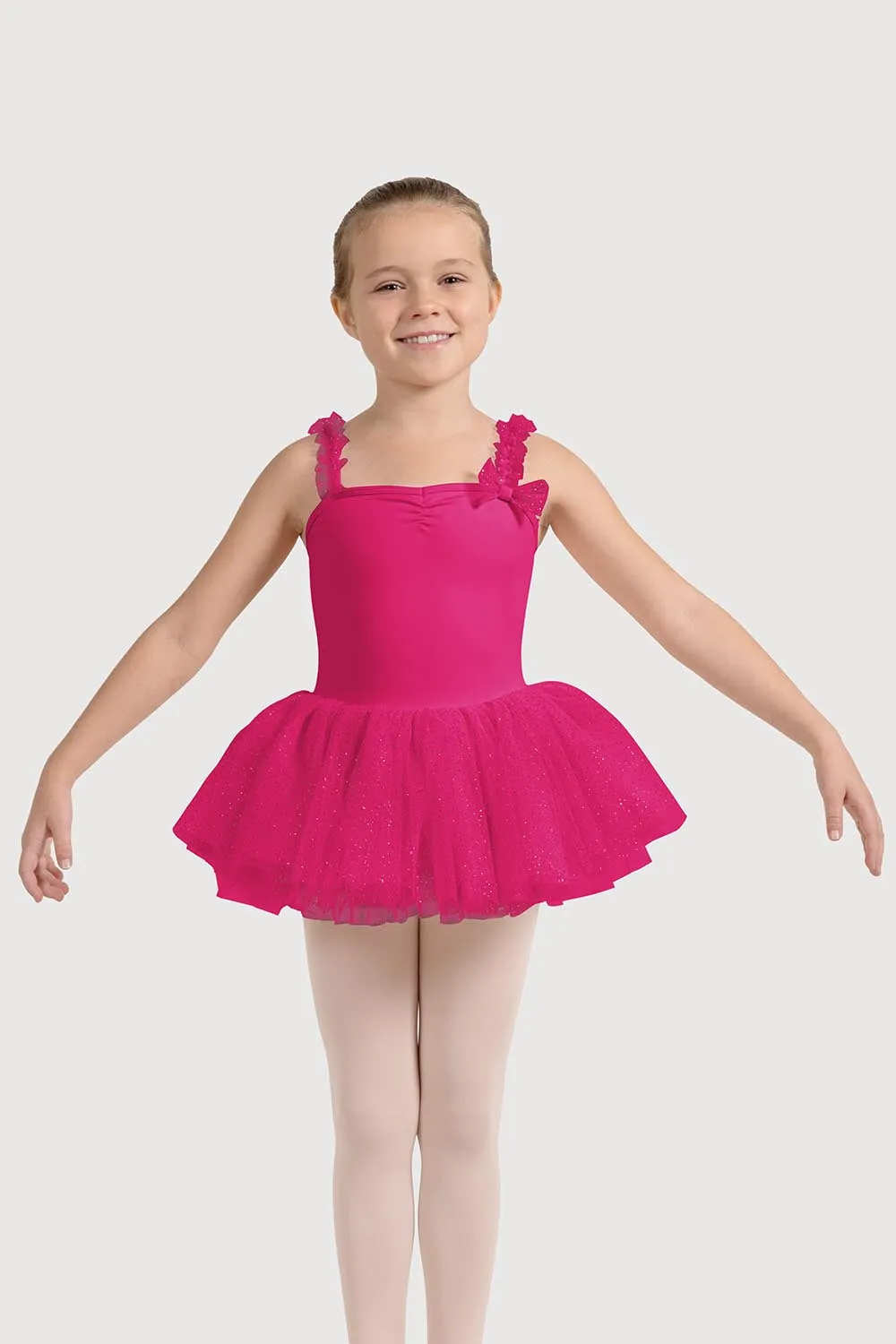 LM51244G - Mirella Miami Frill Strap Girls Tutu Dress