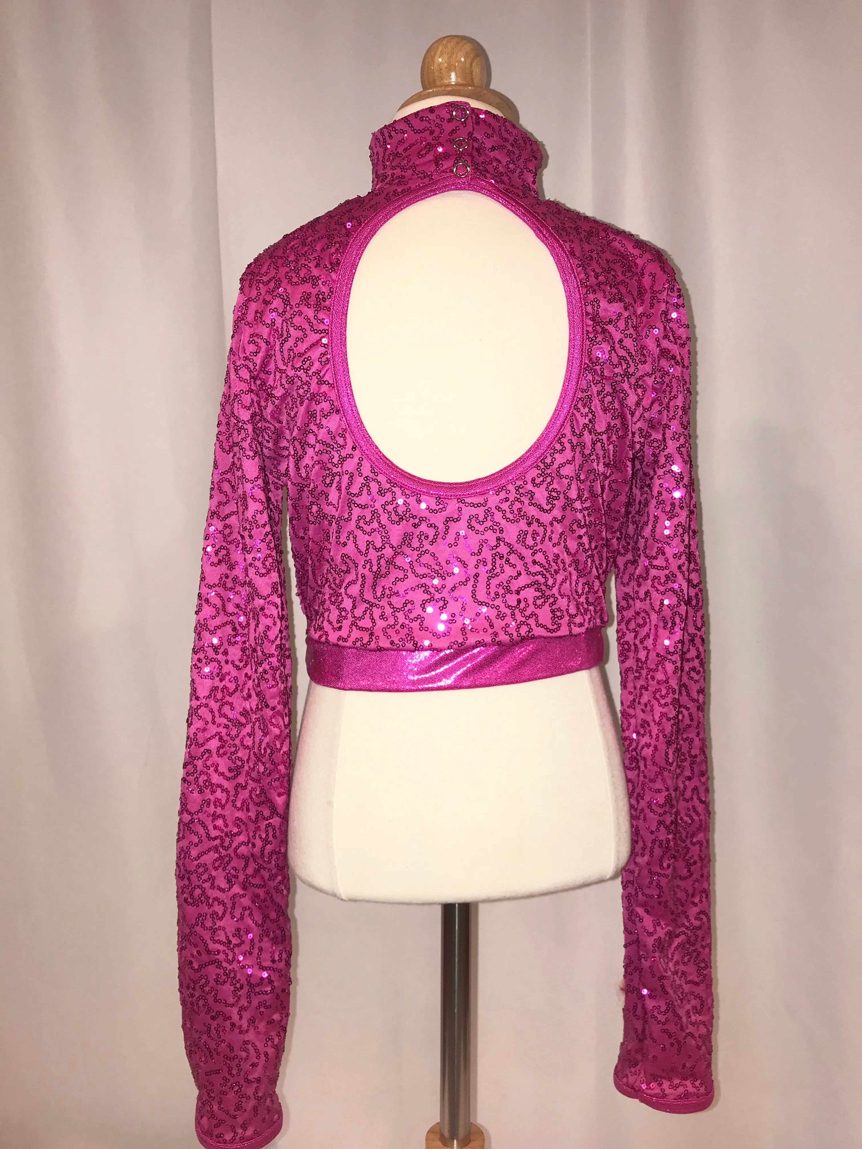 Long Sleeve Sequin Top