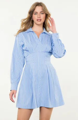 Long Sleeve Striped Dress