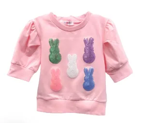 Lulu Bebe Lily Peeps Sequin Top