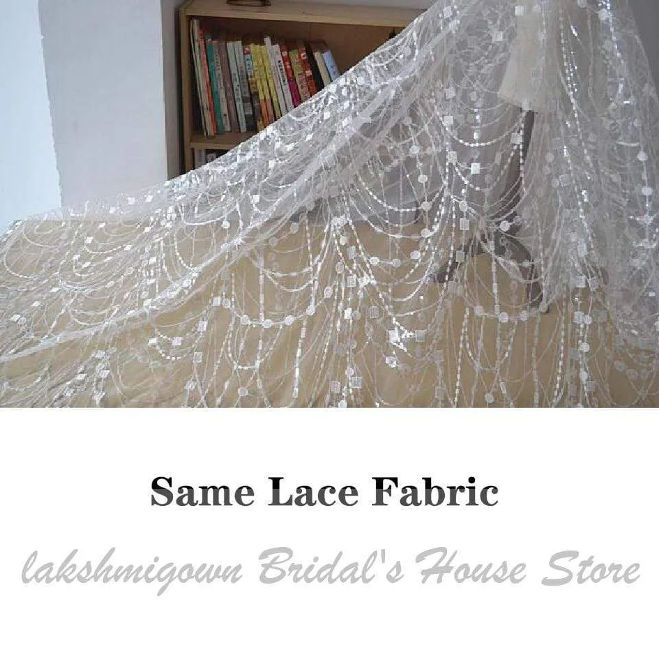 Luxury Dubai Lace Wedding Gowns Puffy Long Sleeves