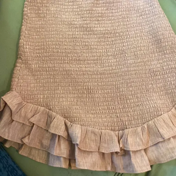 Majorelle Revolve Lark Smocked Mini Skirt in Blush💗💗💗