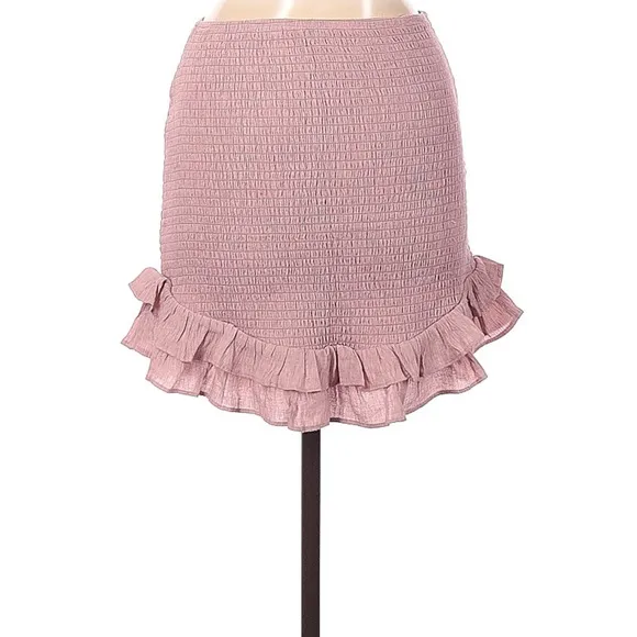 Majorelle Revolve Lark Smocked Mini Skirt in Blush💗💗💗
