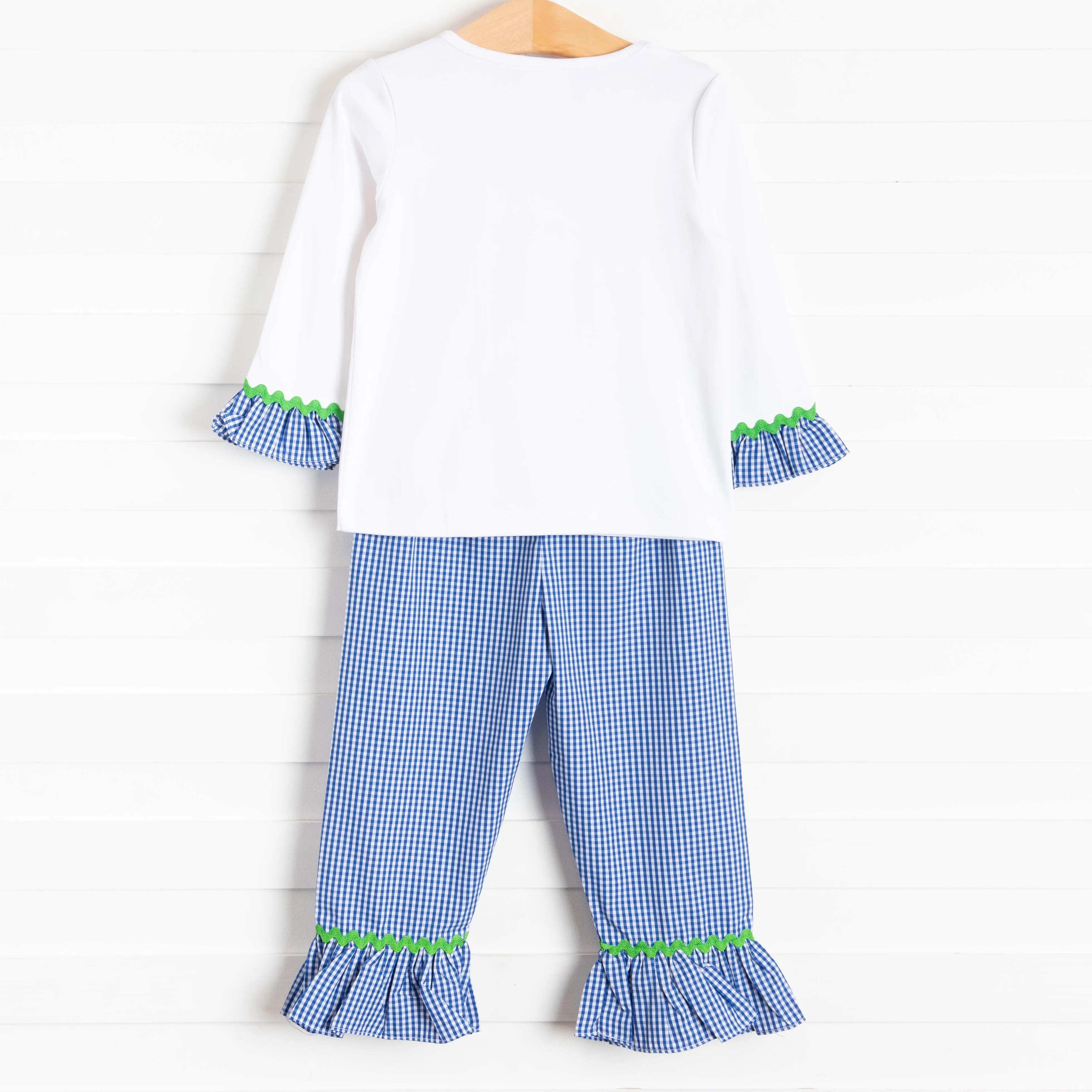 Mallard Smocked Ruffle Pant Set