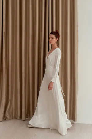 Maureen Long Sleeves Floor Length Dress