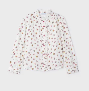 Mayoral Girls Sophia Print Ruffle Top