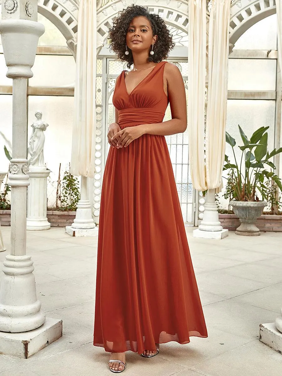 MEILLEURS CHOIX Robe orange brûlée