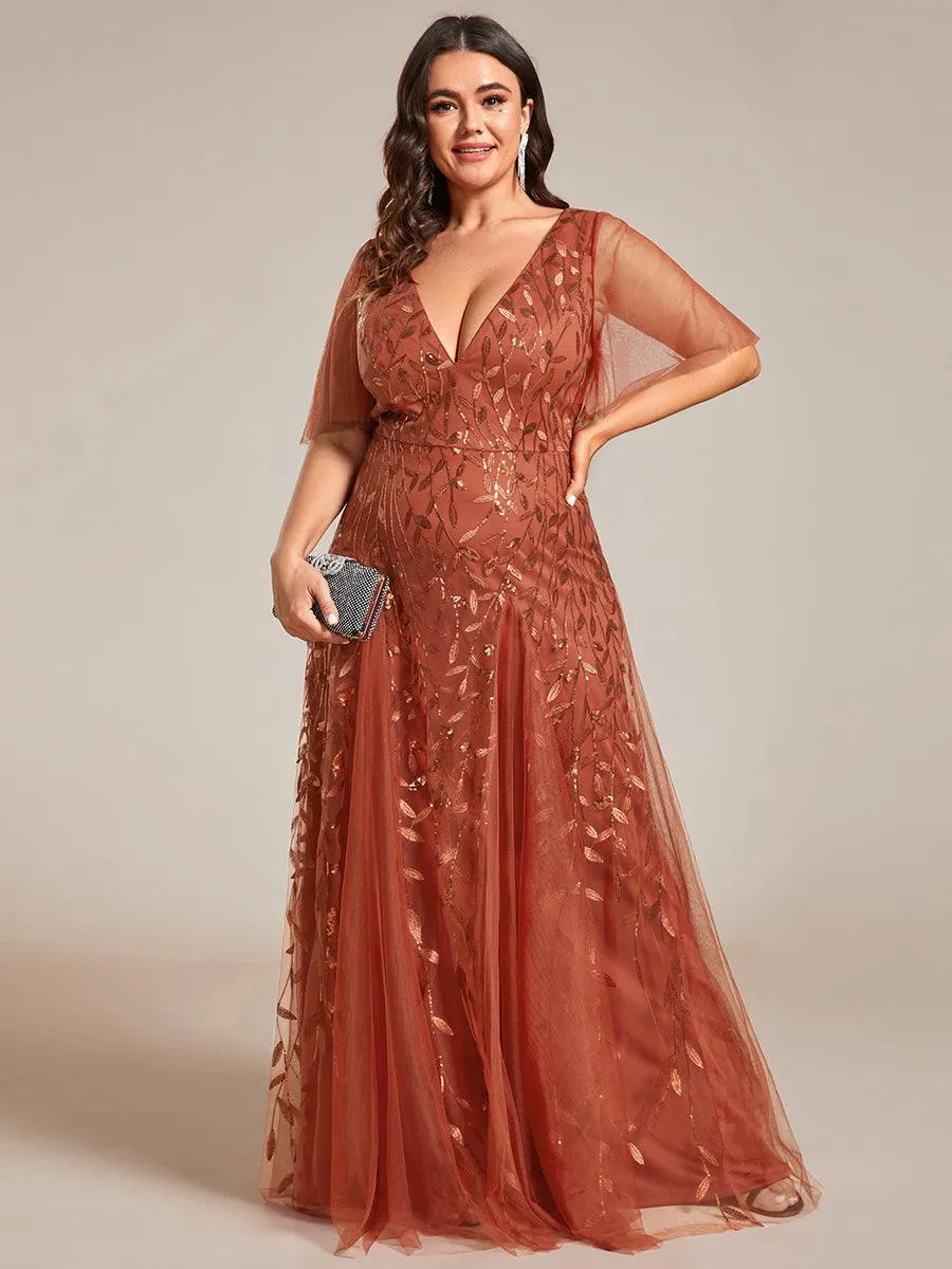 MEILLEURS CHOIX Robe orange brûlée