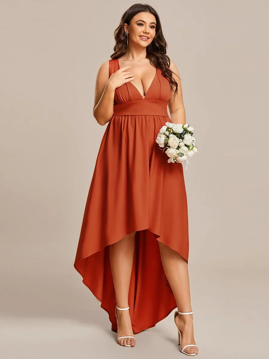 MEILLEURS CHOIX Robe orange brûlée