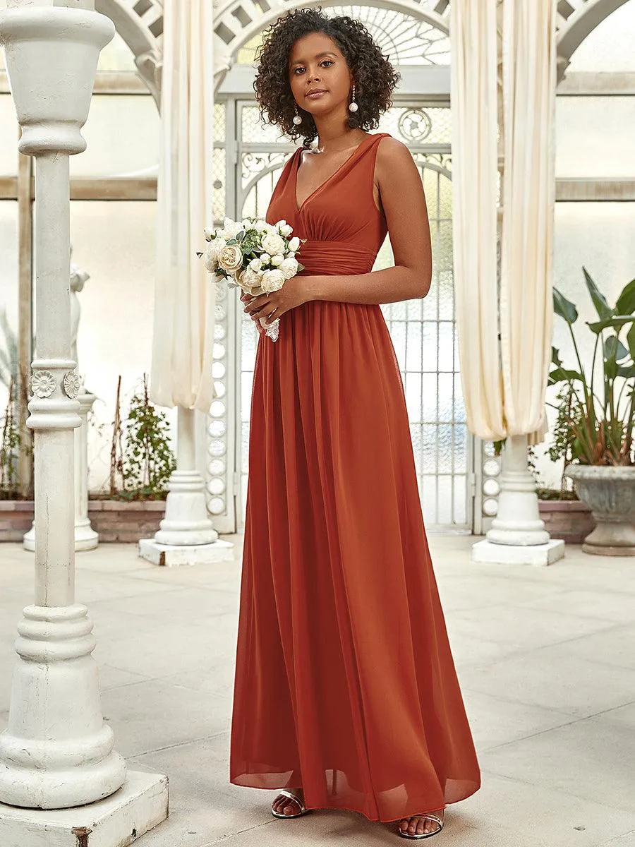 MEILLEURS CHOIX Robe orange brûlée