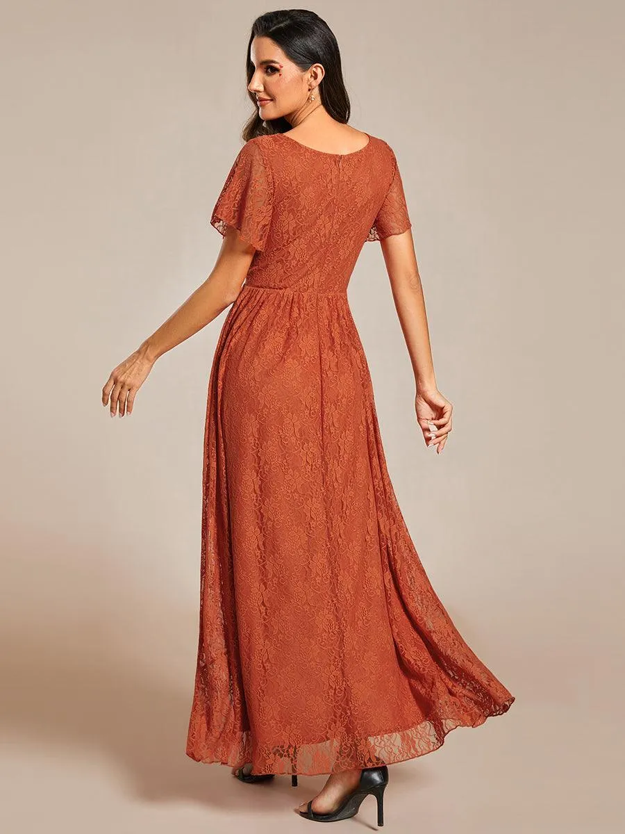 MEILLEURS CHOIX Robe orange brûlée
