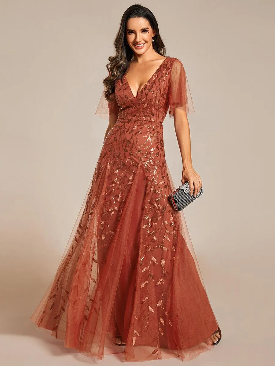 MEILLEURS CHOIX Robe orange brûlée