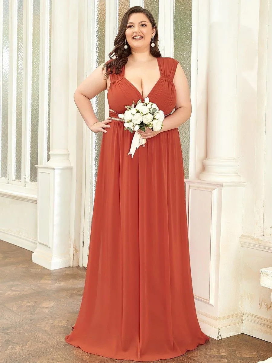 MEILLEURS CHOIX Robe orange brûlée