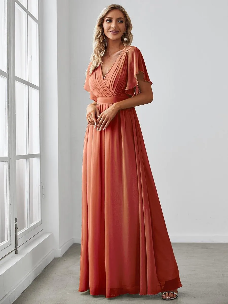 MEILLEURS CHOIX Robe orange brûlée