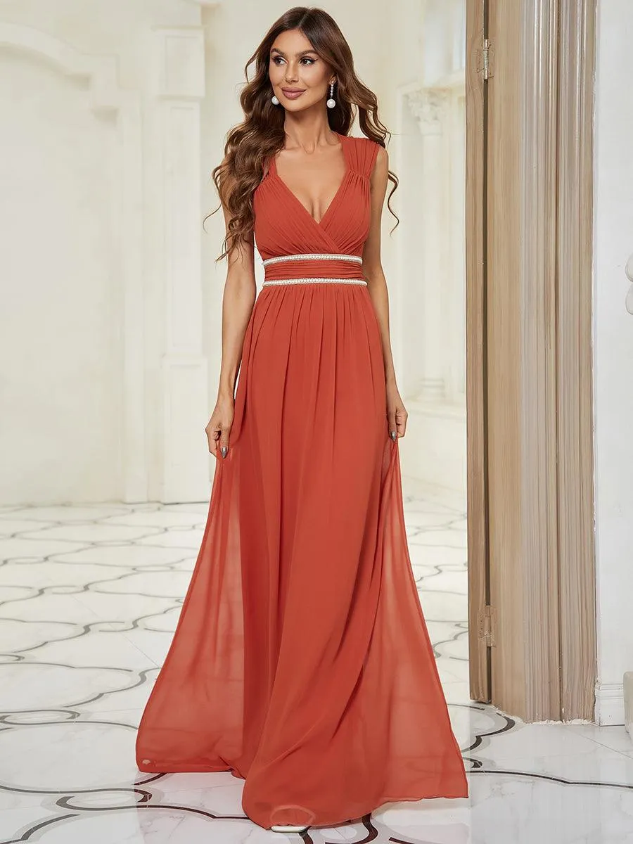 MEILLEURS CHOIX Robe orange brûlée