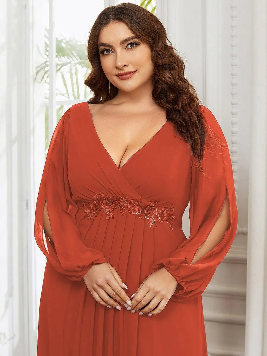 MEILLEURS CHOIX Robe orange brûlée