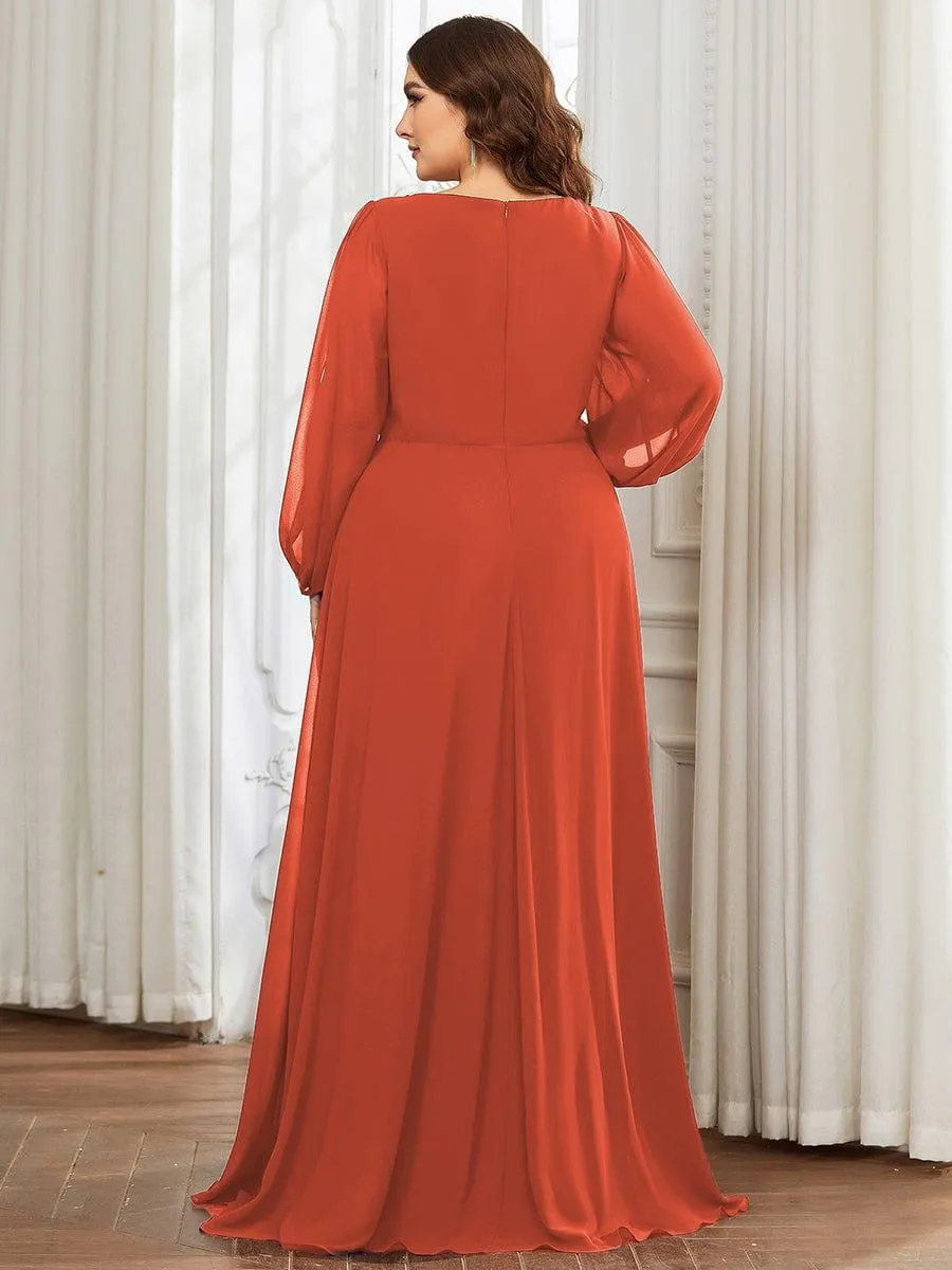 MEILLEURS CHOIX Robe orange brûlée