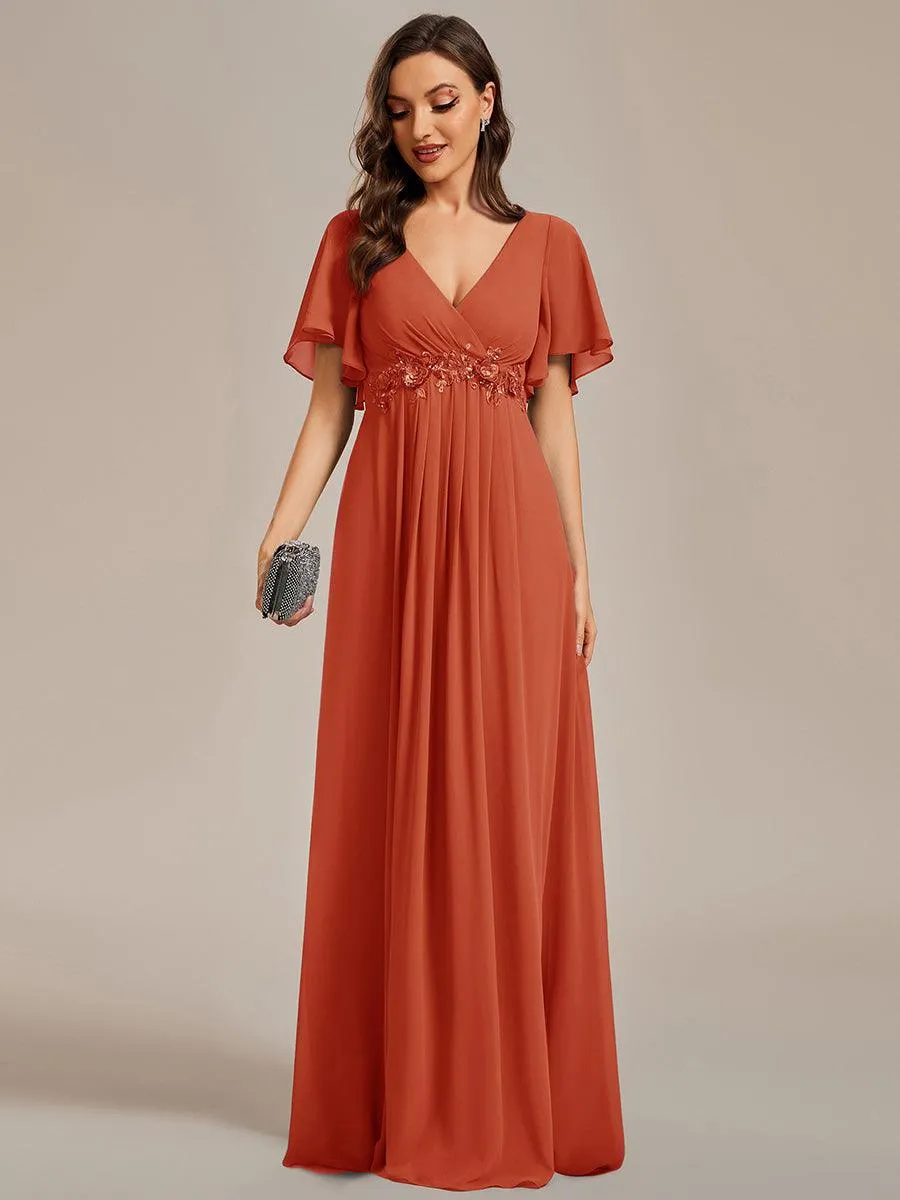 MEILLEURS CHOIX Robe orange brûlée