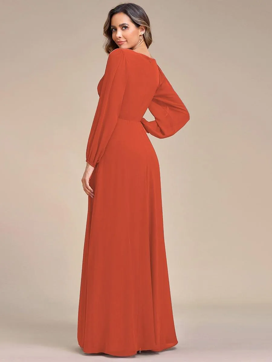 MEILLEURS CHOIX Robe orange brûlée