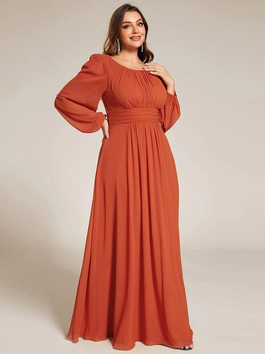 MEILLEURS CHOIX Robe orange brûlée