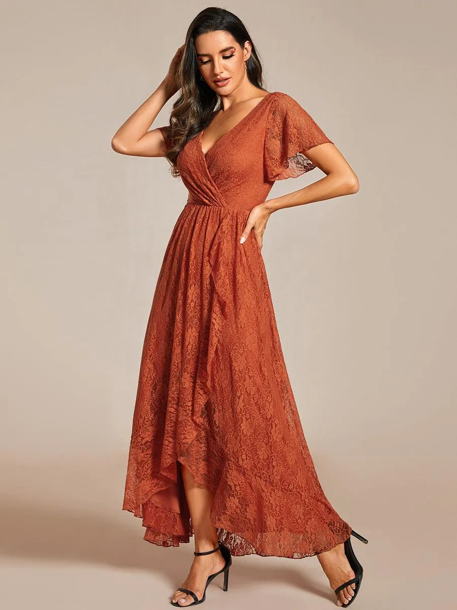 MEILLEURS CHOIX Robe orange brûlée