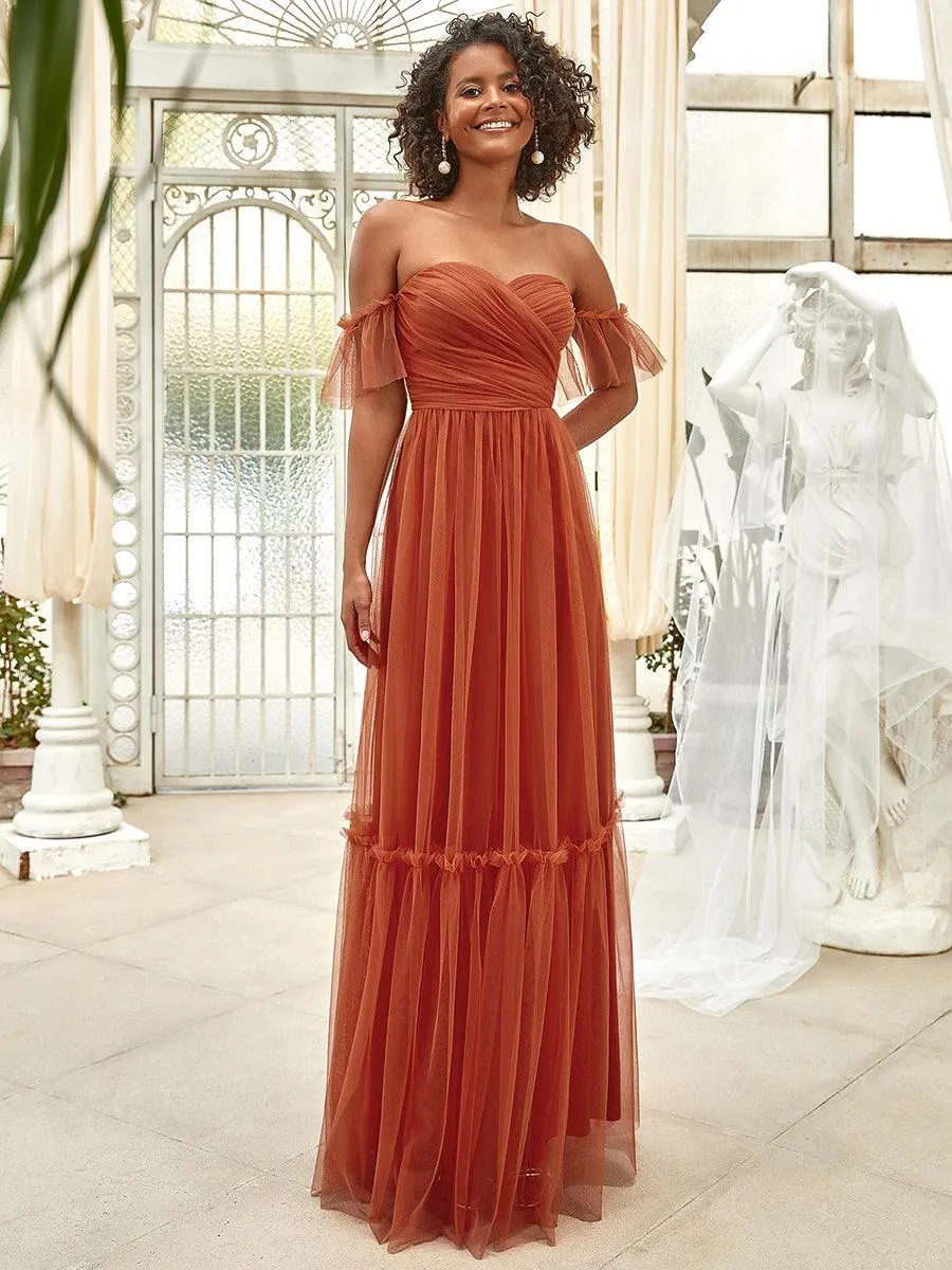 MEILLEURS CHOIX Robe orange brûlée