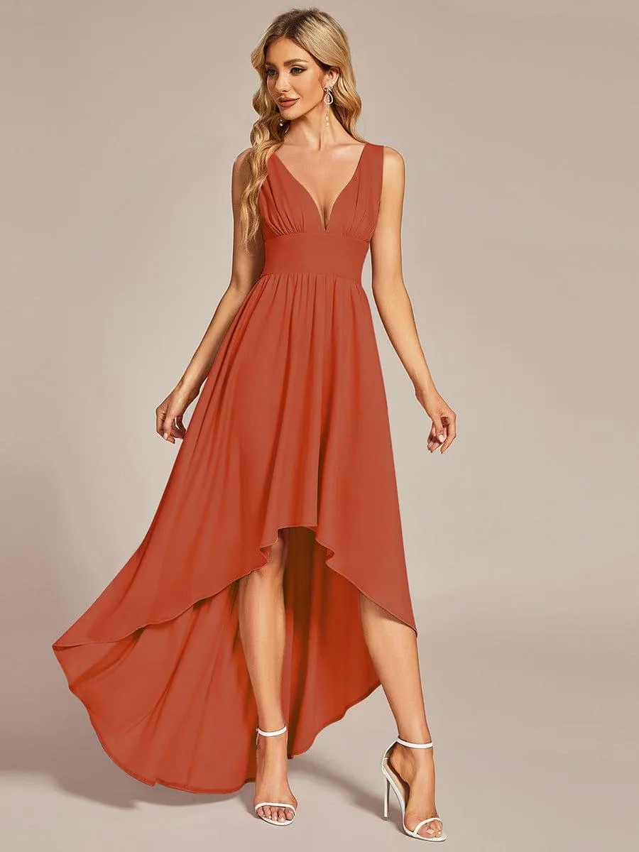 MEILLEURS CHOIX Robe orange brûlée