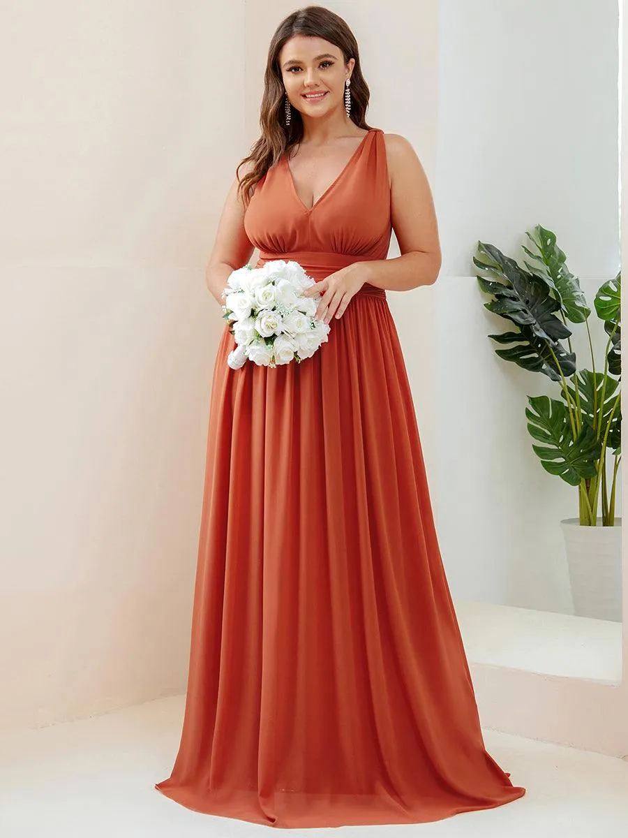 MEILLEURS CHOIX Robe orange brûlée