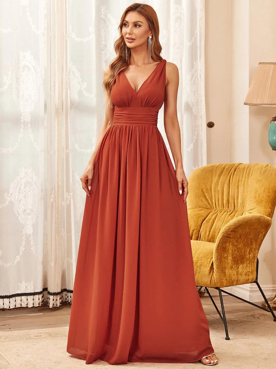 MEILLEURS CHOIX Robe orange brûlée
