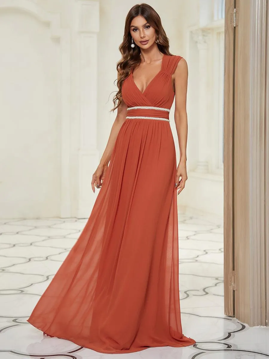 MEILLEURS CHOIX Robe orange brûlée