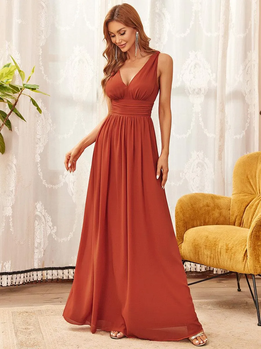 MEILLEURS CHOIX Robe orange brûlée