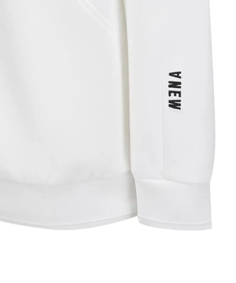 Men's Half Zip L/TS - Off-White