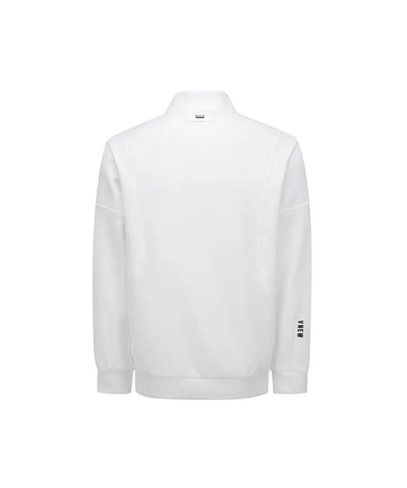 Men's Half Zip L/TS - Off-White
