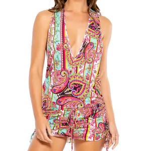 MIAMI BOUND - T Back Mini Dress