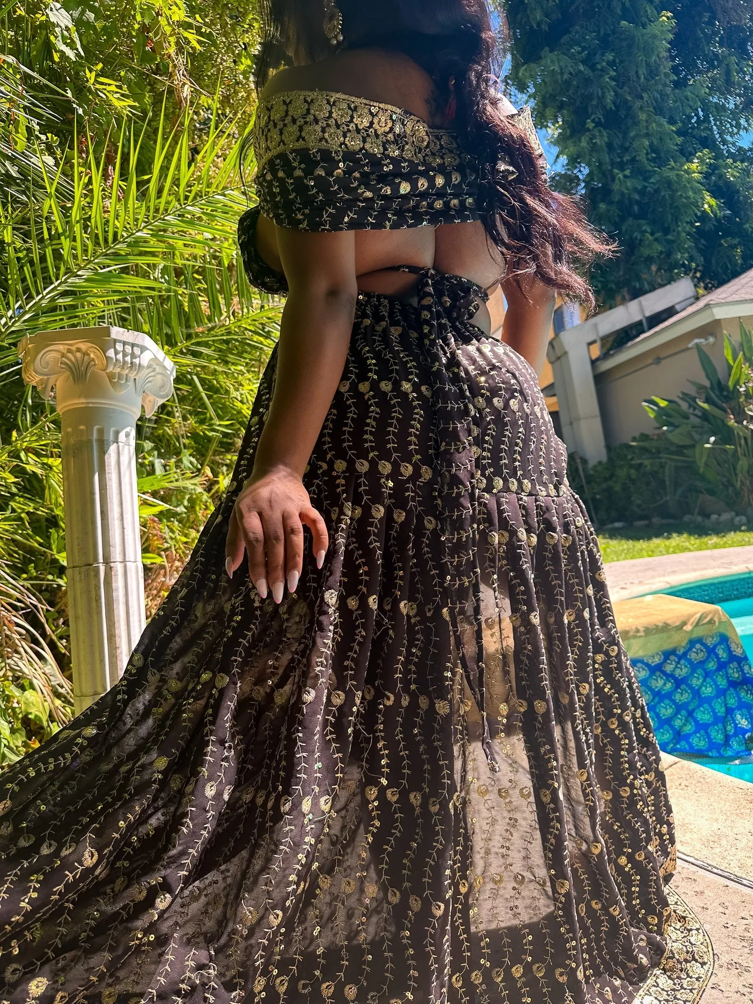 Midnight Gold Goddess Set (PLUS SIZE)