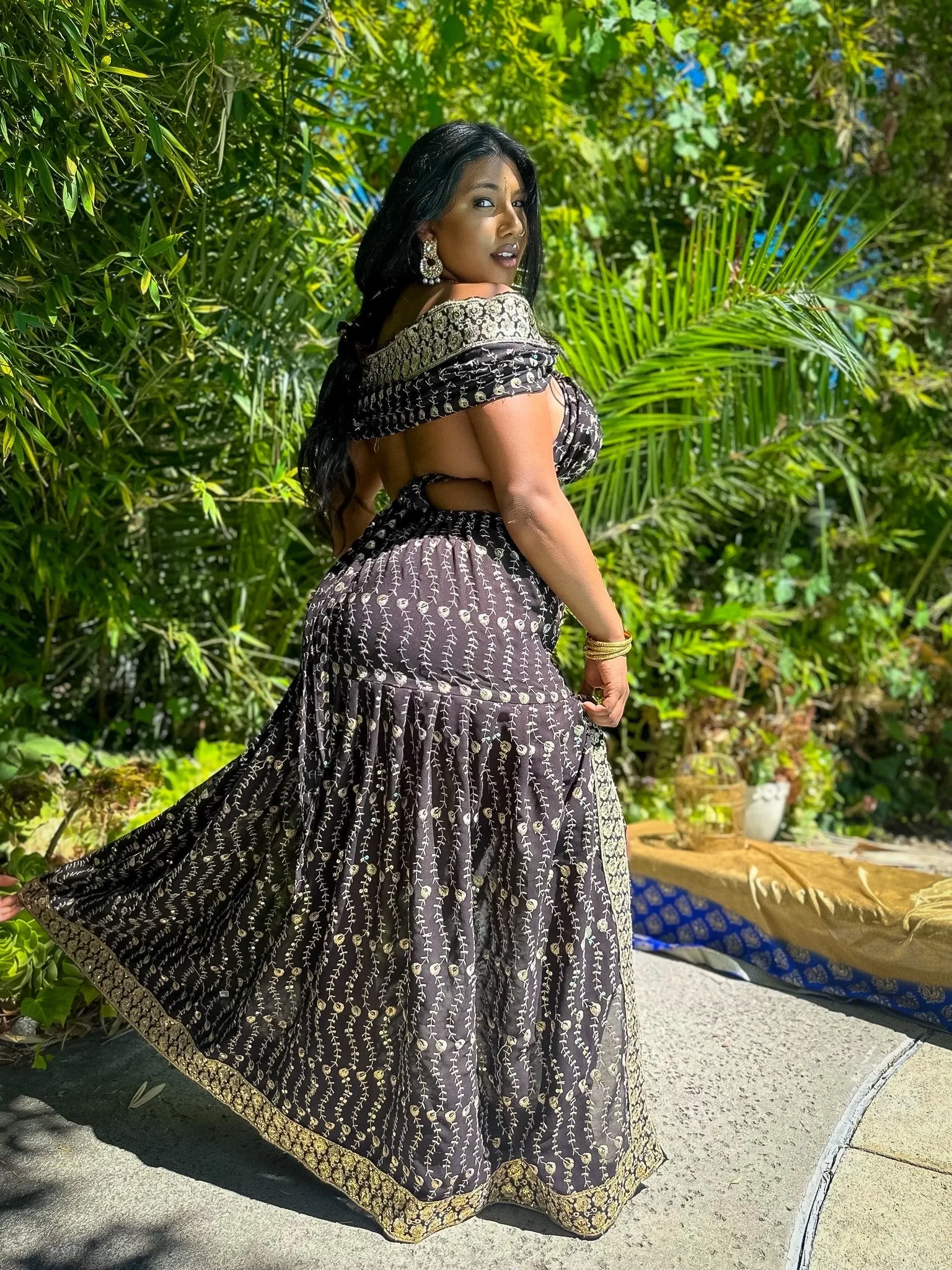 Midnight Gold Goddess Set (PLUS SIZE)