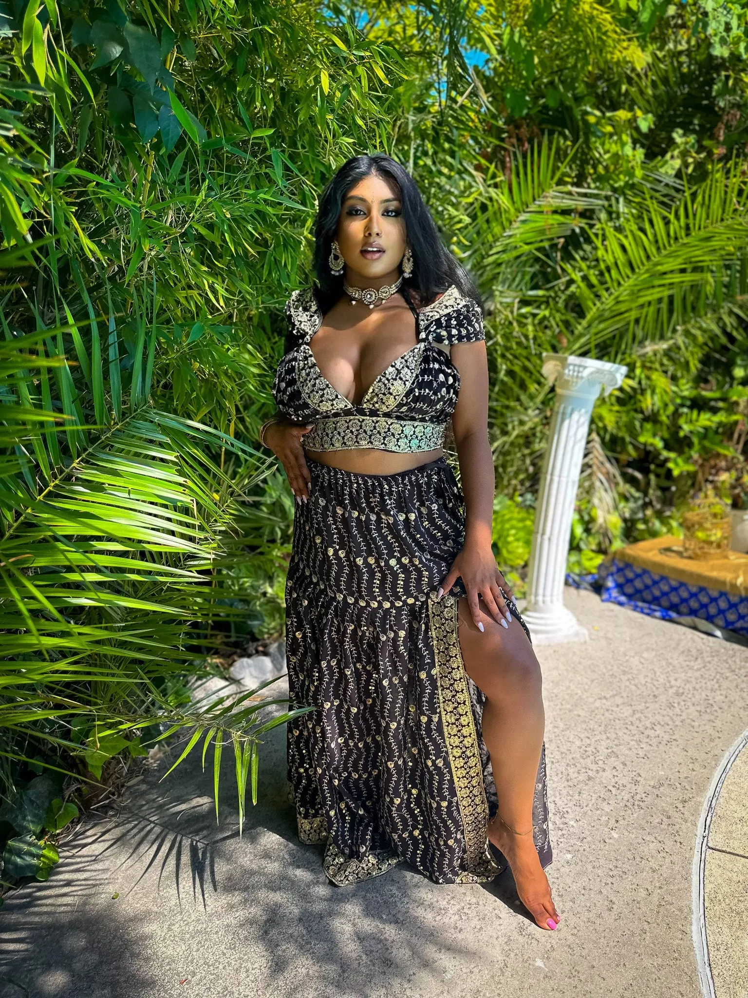 Midnight Gold Goddess Set (PLUS SIZE)