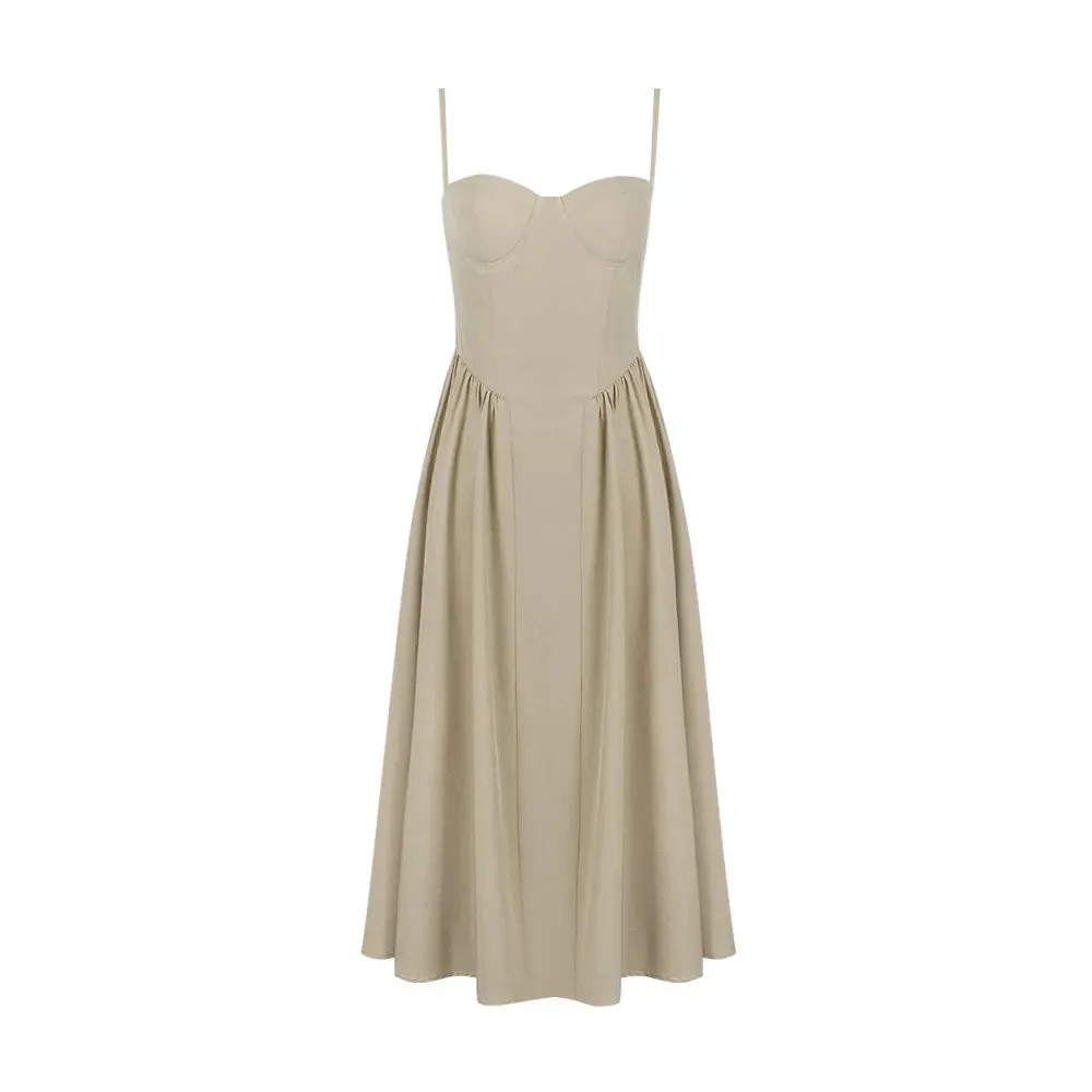 Mingmingxi Summer Midi A-Line Dress