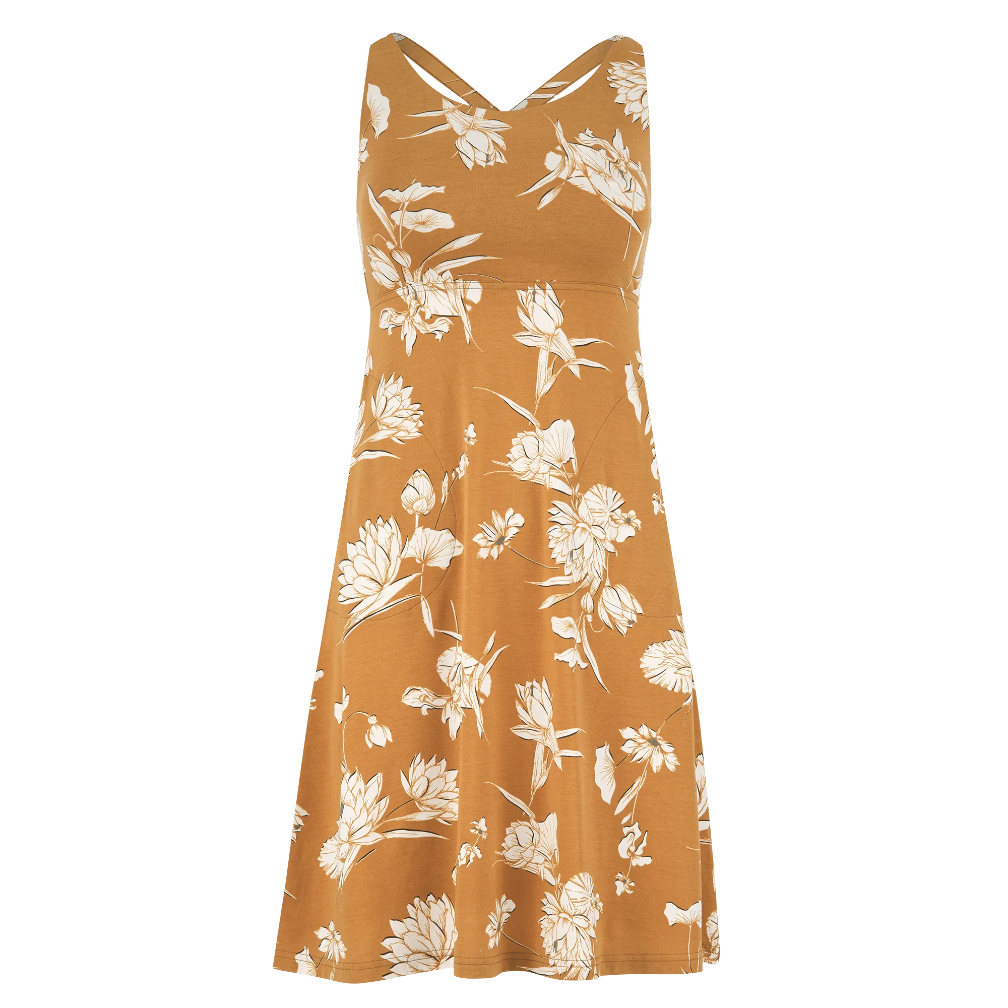 Neha Dress - Caramel Lotus