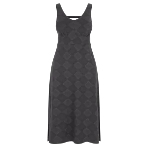 Neha Midi Dress - Black Barely There