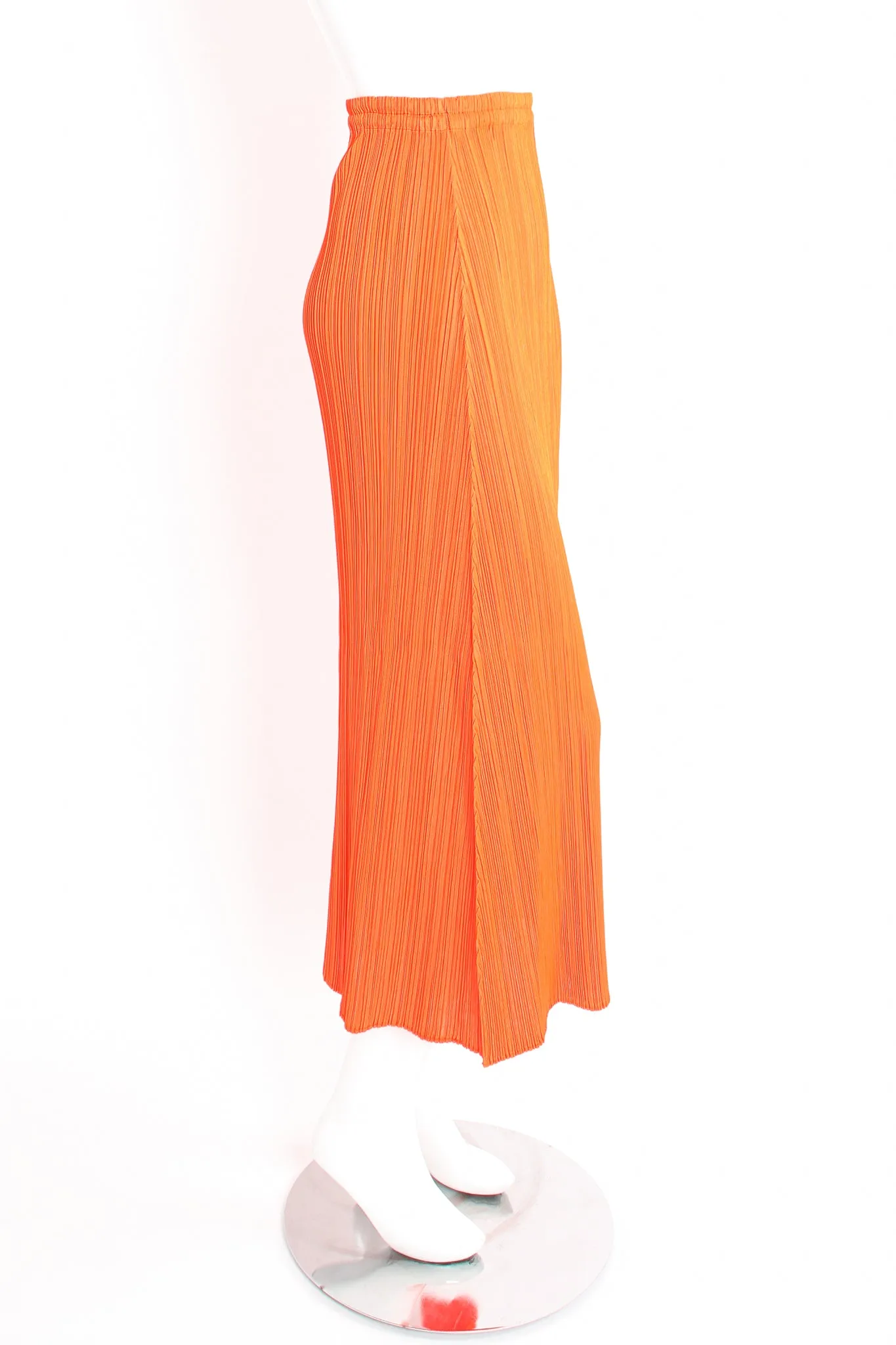 Neon Pleated Duster & Skirt Set