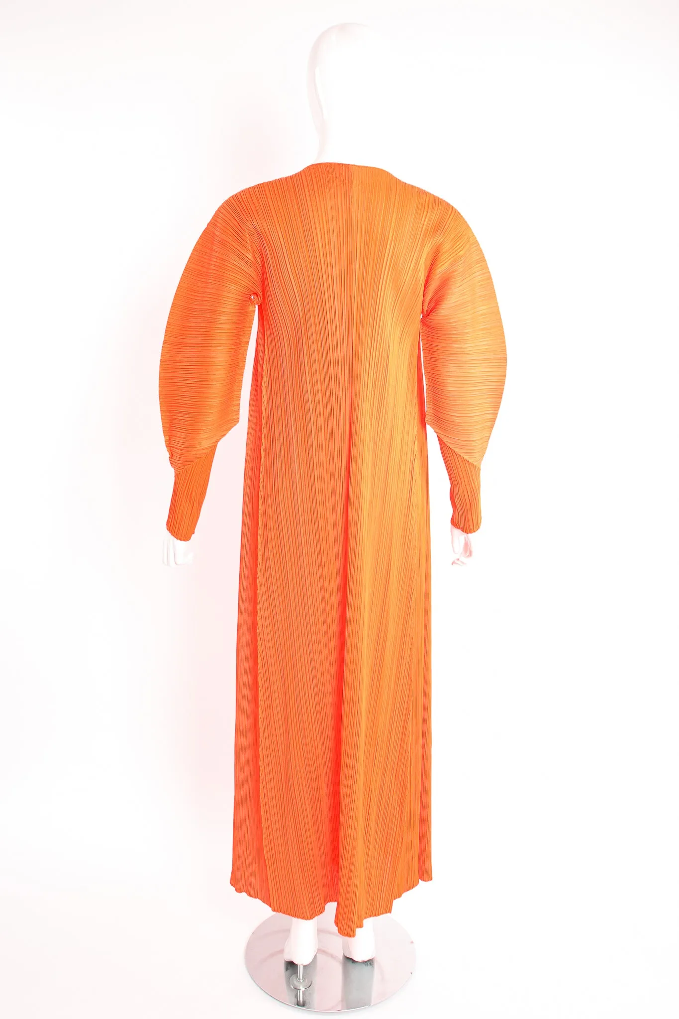 Neon Pleated Duster & Skirt Set