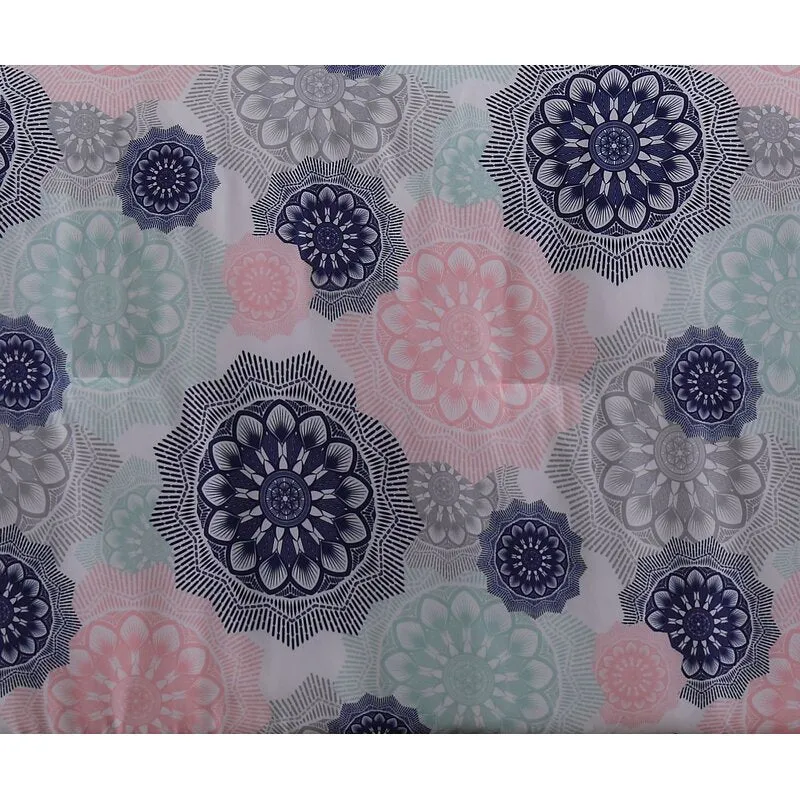New bed in a bag! Wayfair Lorna 5-Piece Navy/Blush Twin Reversible Comforter Set! Retails $140 