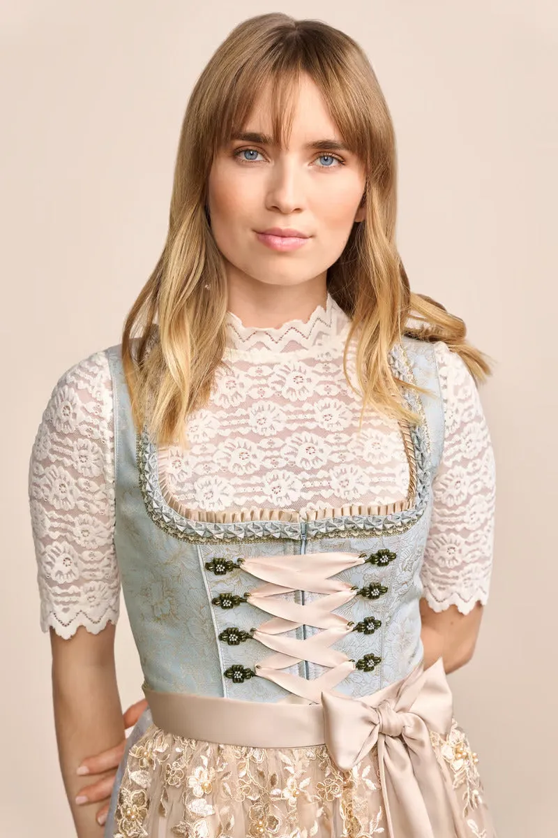 (new) Kruger Mini Dirndl 2pcs. 50cm "Corvina" blue (36)