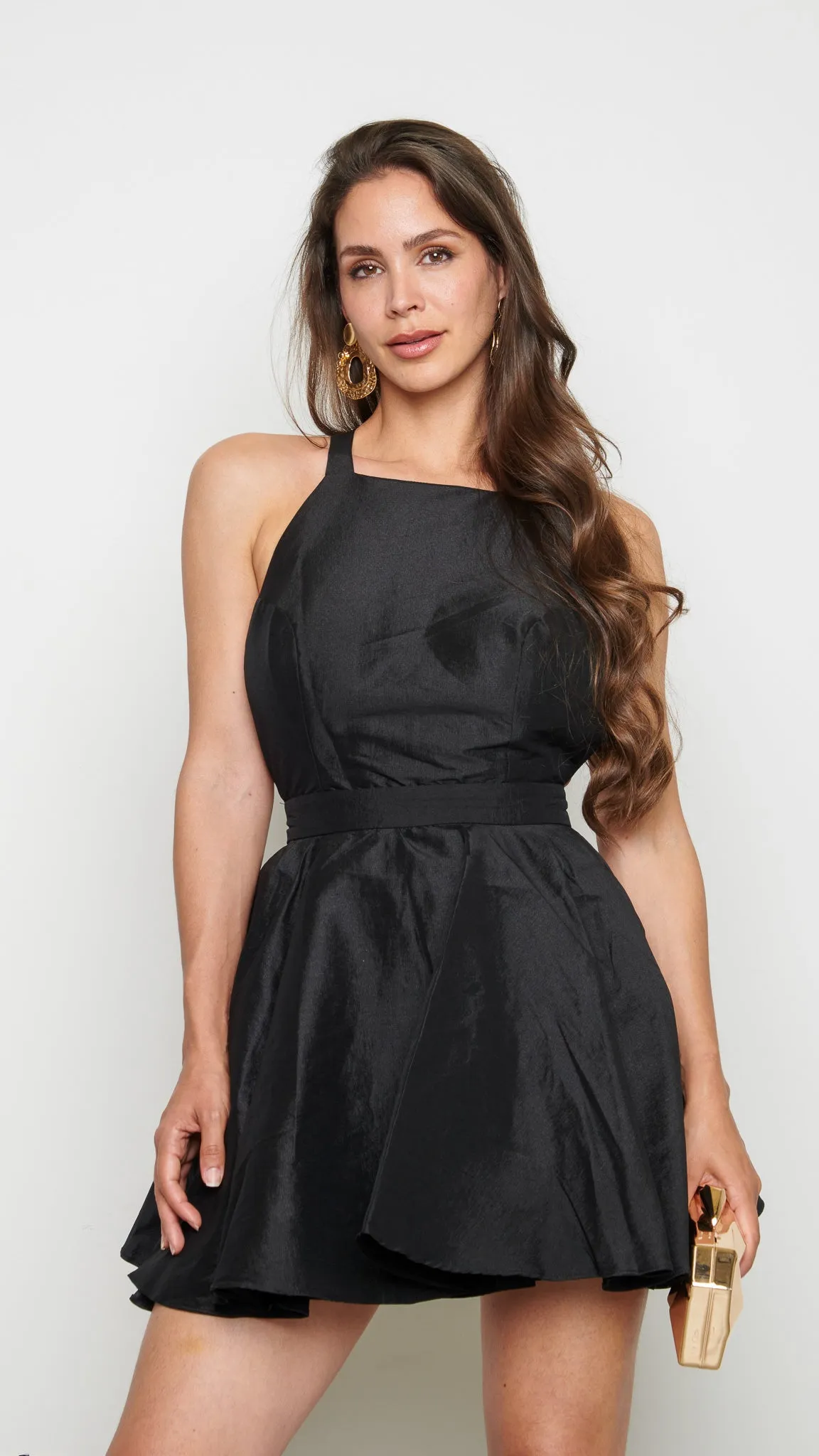 Nila Mini Dress in black